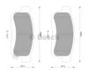 TOYOT 04491B1051 Brake Pad Set, disc brake